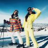 Anitta tem apostado em produções fashionistas até mesmo para a prática de esqui