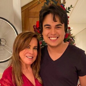 Zilu Godoi passou o Natal com o filho caçula, Igor Camargo