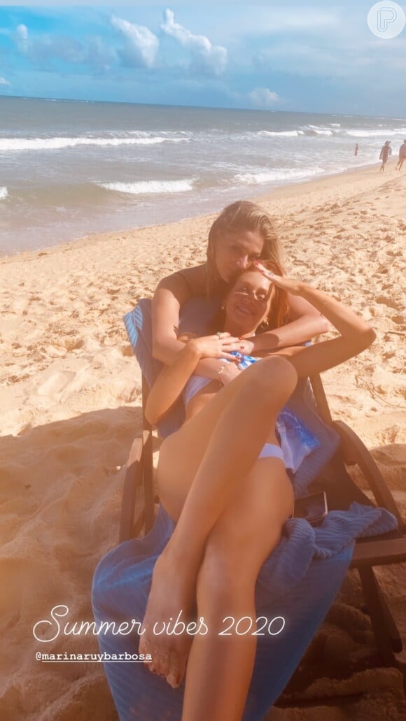 Luma Costa está curtindo férias acompanhada da melhor amiga Marina Ruy Barbosa