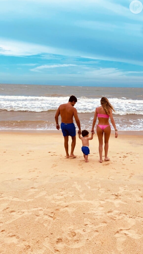Luma Costa é casada com Leonardo Martins e mãe de dois meninos