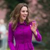 Tons vibrantes, como o roxo, também já foram aposta de Kate Middleton