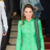 O verde também já apareceu em nuance fluorescente em um look de Kate Middleton