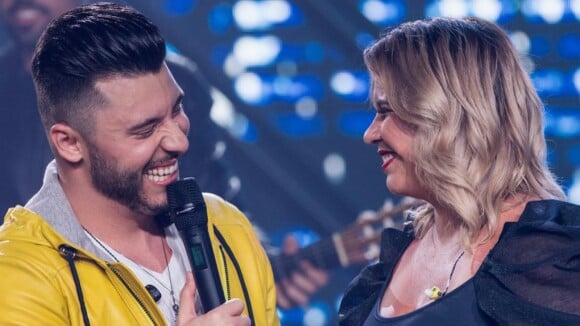 Marilia Mendonça beija e canta com Murilo Huff em show do namorado. Veja!