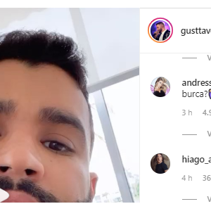 Gusttavo Lima cogita tirar barba e Andressa Suita deixa opinião divertida