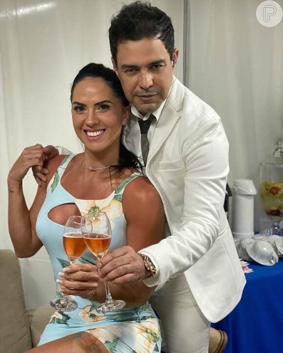 Graciele Lacerda e Zezé Di Camargo ainda não são casados oficialmente
