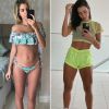 Adriana Sant'Anna mostra antes e depois do corpo dois anos após dar à luz Linda