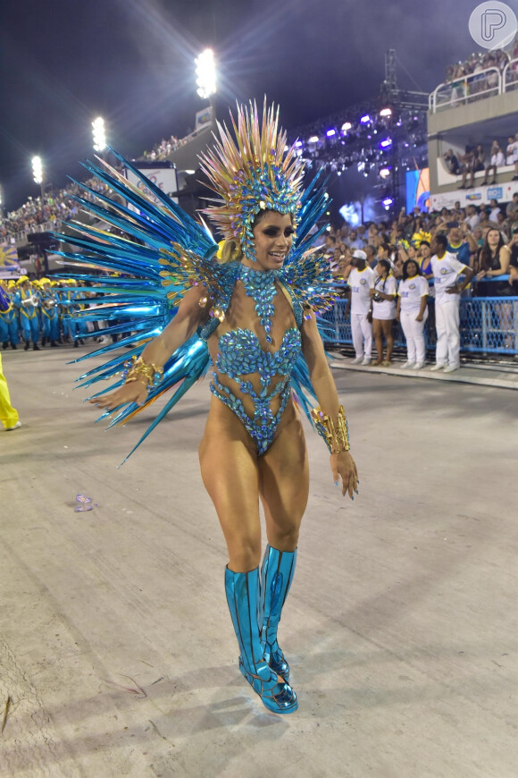 Lexa emagreceu cerca de 16 quilos para desfilar no carnaval do Rio de Janeiro.