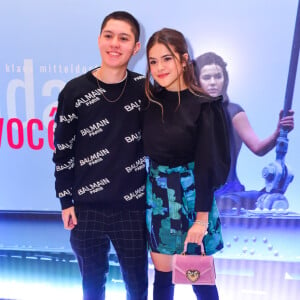 Maisa Silva e Nicholas Arashiro ostentam estilo em ida ao cinema do shopping Iguatemi, em São Paulo, na noite desta segunda-feira, 02 de março de 2020