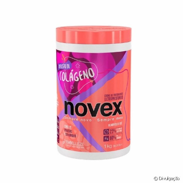 Máscara de 1 kg da Novex custa cerca de R$ 21,90