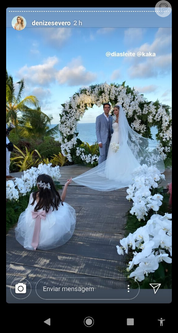 Kaká e Carol Dias se casaram em resorte de luxo na Bahia, em novembro de 2019