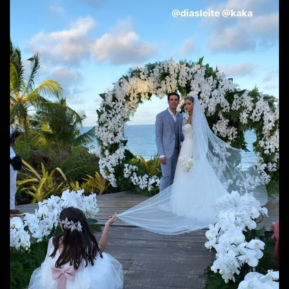Kaká e Carol Dias se casaram em resorte de luxo na Bahia, em novembro de 2019