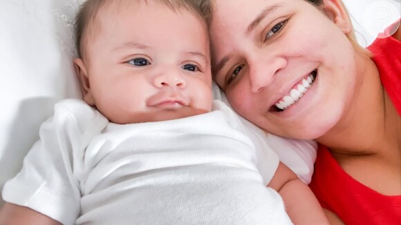 Marília Mendonça e Murilo Huff são pais de Léo, de quase 4 meses