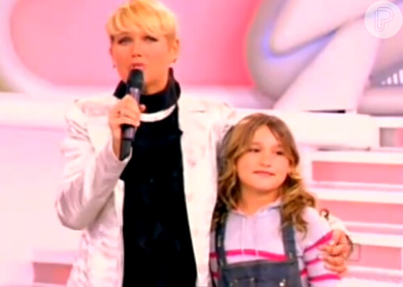 No Dia das Mães de 2008, Sasha marcou presença no 'TV Xuxa'