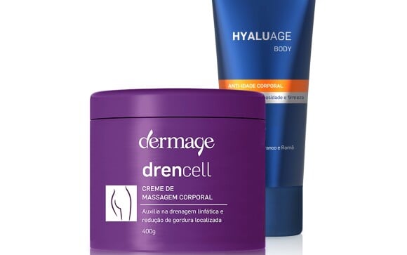Dermage possui o kit Drencell + Hyaluage Body (R$199,30)