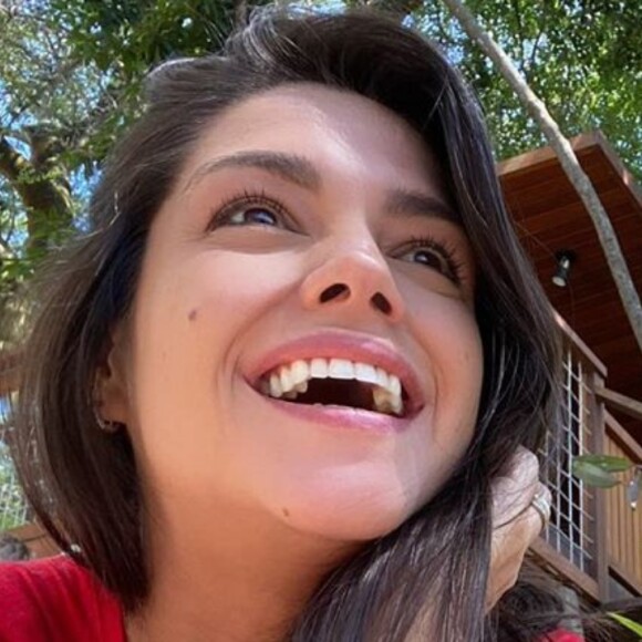 Thais Fersoza mostrou casa na árvore em foto na web nesta segunda-feira, 11 de maio de 2020