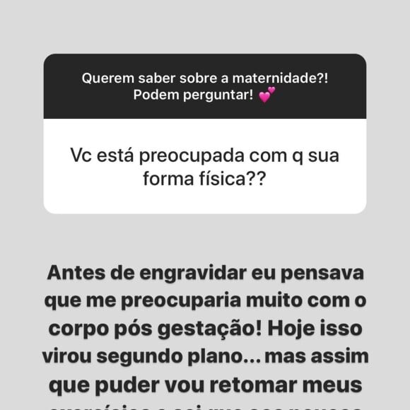 Ana Paula Siebert afasta preocupação com o corpo