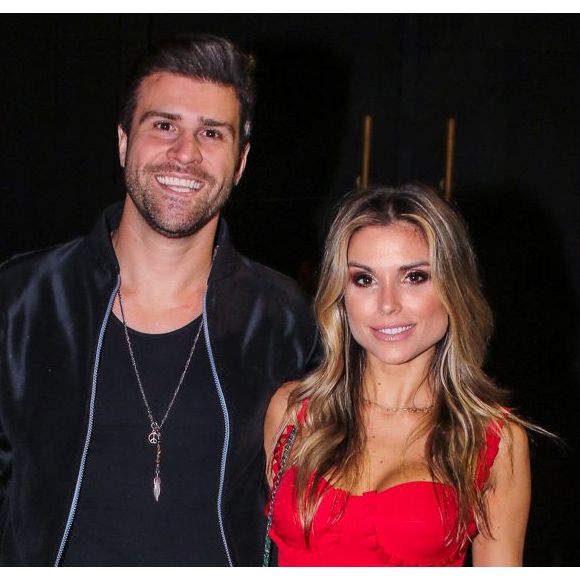 Flávia Viana e Marcelo Zangrandi fizeram chá de revelação à distância por conta da pandemia do novo coronavírus