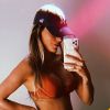 Flávia Viana vem mostrando a evolução da barriga de gravidez no Instagram