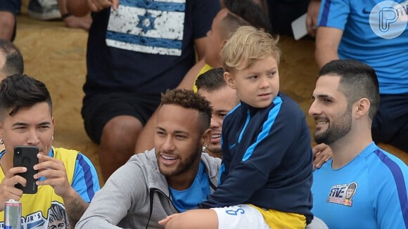 Filho de Neymar, Davi Lucca foi 'trollado' pelo pai em brincadeira