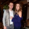Tiago Leifert e a mulher, Daiana Garbin, também anunciaram primeira gravidez