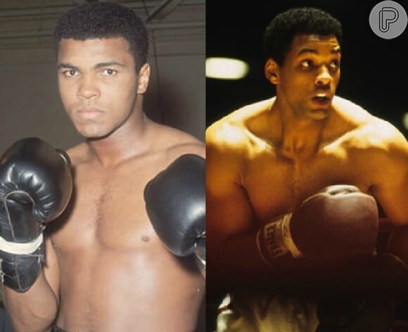 Will Smith interpretou o lutador Muhammad Ali na cinebiografia do pugilista, Ali (2001)