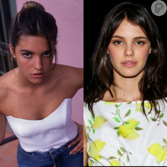 No Instagram, Fernanda Lima e Laura Neiva são comparadas por semelhanças, nesta quinta-feira, 30 de outubro de 2014