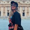 Anitta chegou à Itália com a polêmica tendência da bermuda ciclista