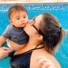 Marília Mendonça compartilha momentos do filho, Leo, de 7 meses