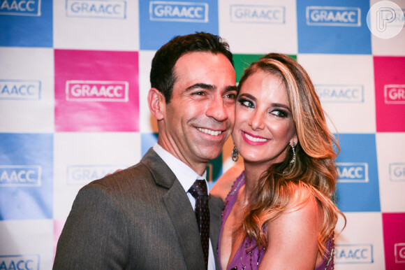 Ticiane Pinheiro e Cesar Tralli voltaram a namorar em outubro de 2014, após um mês separados