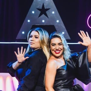 Naiara Azevedo e Marília Mendonça gravam juntas