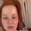 Veja vídeo de Maiara com cabelo e sobrancelha ruiva!