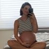 Sthefany Brito já completou 9 meses de gravidez e não vê a hora do filho nascer