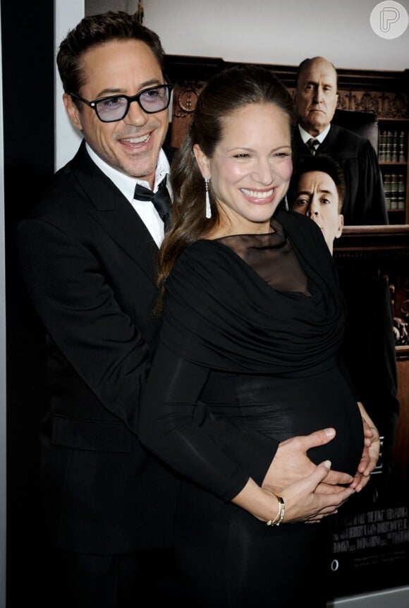 Robert Downey Jr. foi papai pela terceira vez. Sua esposa, Susan Downey, deu à luz primeira filha do ator