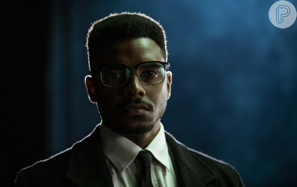 Malcolm X (Samuel Melo) é mais um nome a ser lembrado no especial 'Falas Negras', que a Globo exibe dia 20 de novembro de 2020