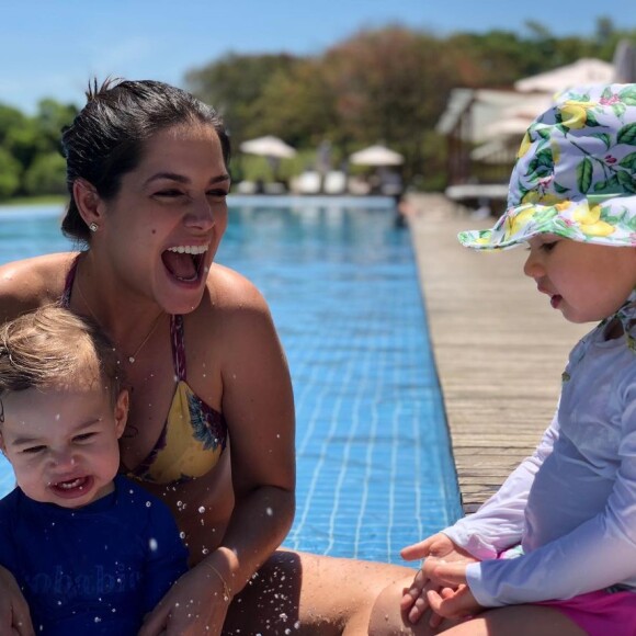 Filhos de Thais Fersoza, Melinda e Teodoro já tem 4 e 3 anos de idade