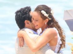 Globo grava novo final de &#039;Haja Coração&#039; com casamento de Beto e Tancinha. Fotos!