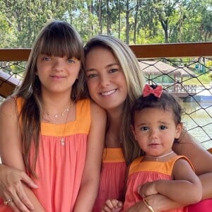 Ticiane Pinheiro é mãe de Rafaella Justus, de 11 anos, e Manuella, de 1