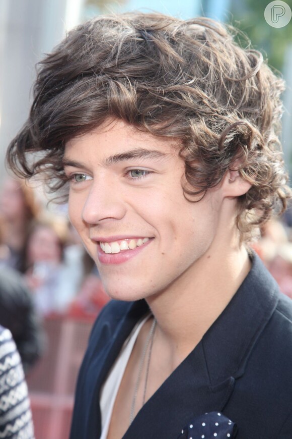 Harry Styles é integrante da banda britânica One Direction e 'olhava para todas as meninas que passavam'