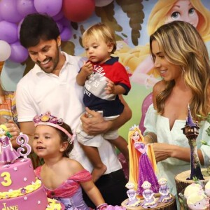 Filha de Patricia Abravanel, Jane ganhou festa nos seus 3 anos