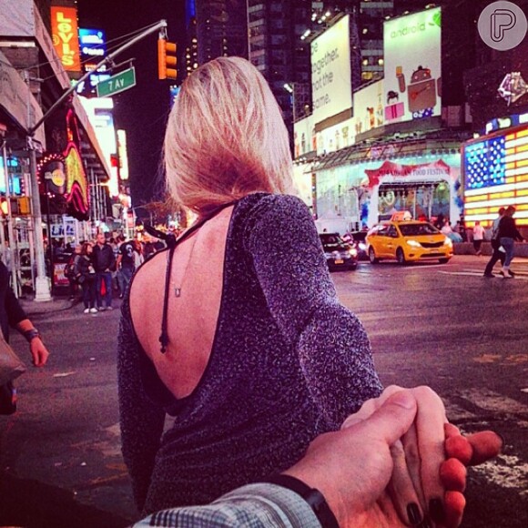 Dani Calabresa e Marcelo Adnet curtiram juntos uma viagem romântica em Nova York