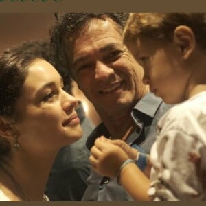 Sophie Charlotte postou foto com o pai, José Mario, e o filho, Otto, de 4 anos