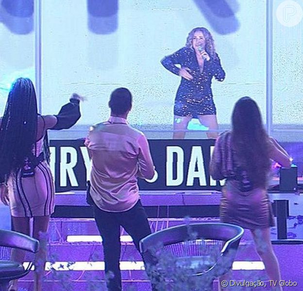 A festa deste sábado, 21 de fevereiro de 2021, no 'BBB21' teve show de Daniela Mercury