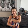 Kyra Gracie exibe barriga em foto após gravidez do 3º filho com Malvino Salvador
