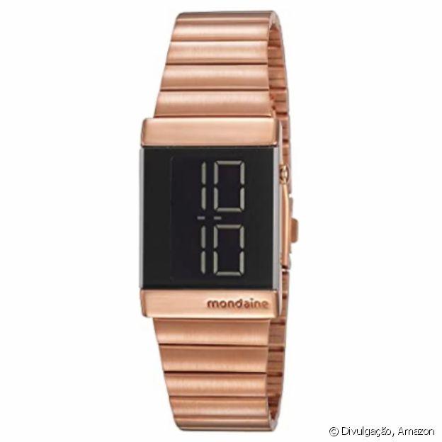 Relógio Rosé Gold em Aço, da Mondaine