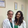 Juliana Paes visitou o Hospital Mário Kröeff, reconhecido no tratamento contra o câncer, no Rio de Janeiro