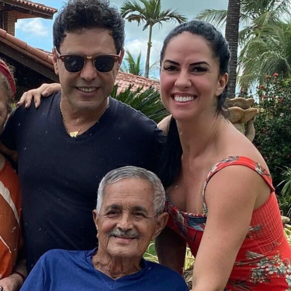 Graciele Lacerda lembrou os últimos dias de vida de seu Francisco, pai de Zezé Di Camargo