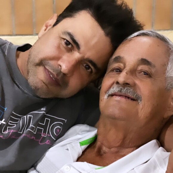Zezé Di Camargo cantou no 'Fantástico' uma música que escreveu sobre a história do pai, Francisco