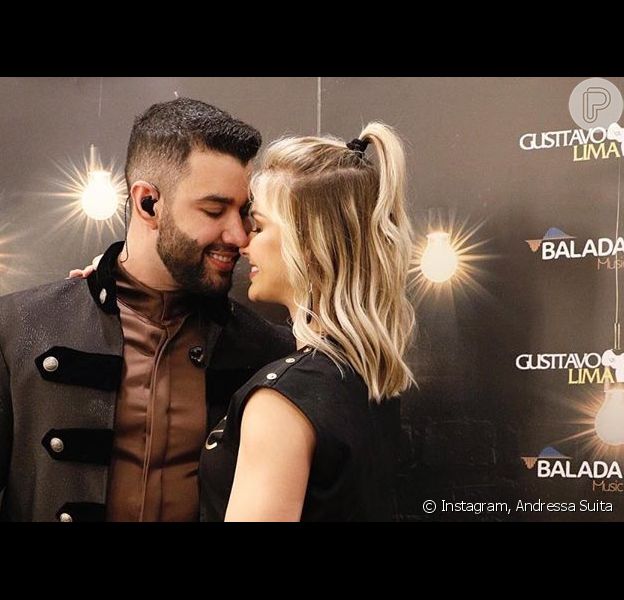 Andressa Suita e Gusttavo Lima reataram casamento. A informação foi confirmada por amigos do casal ao jornalista Leo Dias