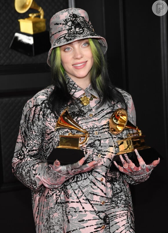 Billie Eilish ganhou dois Grammys em 2021