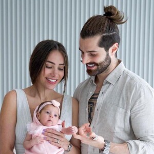 Romana Novais e Alok são pais de Raika, 4 meses